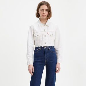 White Levi’s Jean jacket